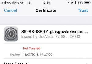Certificate on iOS Device