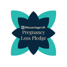 Miscarriage UK’s Pregnancy Loss Pledge logo